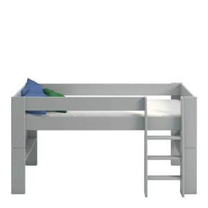 Steens for Kids Mid Sleeper Grey Furniture To Go 1012906130072 5707252067731 Step into the world of "Steens for Kids," where dreams come to life! Our captivating range of children's beds offers exciting options to enhance bedtime. From Single beds to High sleepers, Bunk beds, and Midsleepers, each meticulously crafted from solid MDF for safety and durability. Add a touch of magic with optional accessories like under bed tents, over bed tunnels, and side pockets, sparking imagination and creating cozy hideaw