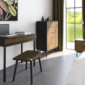 Soma Bedside Table 2 Drawers Granulated Black Brushed espresso in Black & Pine Furniture To Go 1014120020231 5707252086169 Unveiling Soma Range: Elevate your home with contemporary sophistication. With its captivating two-tone beauty, robust construction, and versatile design, Soma is the ideal choice for any room. Upgrade your living spaces and embrace the perfect fusion of modern charm and functionality with the Soma Range. Dimensions: 508mm x 543mm x 412mm (Height x Width x Depth) 
 Large storage solutio