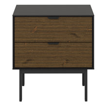 Load image into Gallery viewer, Soma Desk 2 Drawers Granulated Black Brushed espresso in Black &amp; Pine Furniture To Go 1014120770231 5707252086060 Unveiling Soma Range: Elevate your home with contemporary sophistication. With its captivating two-tone beauty, robust construction, and versatile design, Soma is the ideal choice for any room. Upgrade your living spaces and embrace the perfect fusion of modern charm and functionality with the Soma Range. Dimensions: 1000mm x 791.5mm x 513mm (Height x Width x Depth) 
 Large storage solution for 