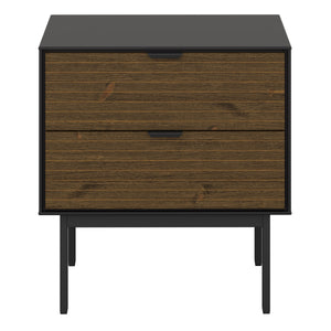 Soma Desk 2 Drawers Granulated Black Brushed espresso in Black & Pine Furniture To Go 1014120770231 5707252086060 Unveiling Soma Range: Elevate your home with contemporary sophistication. With its captivating two-tone beauty, robust construction, and versatile design, Soma is the ideal choice for any room. Upgrade your living spaces and embrace the perfect fusion of modern charm and functionality with the Soma Range. Dimensions: 1000mm x 791.5mm x 513mm (Height x Width x Depth) 
 Large storage solution for 