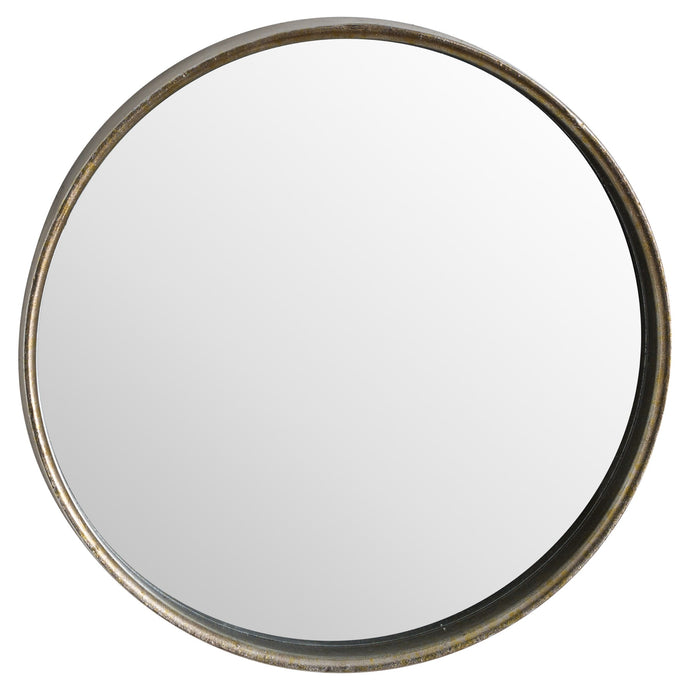 Bronze Narrow Edged Wall Mirror in BRONZE Hill Interiors 19733 5050140973394 Contemporary large round mirror Handcrafted Beautifully made and incredibly stylish Dimensions: 40cm x 40cm x 5cm Weight: 1.47kg Volume: 0.044CBM This is the Bronze Narrow Edged Wall Mirror, a stylish addition to any interior featuring a bronze finish which is very on trend. It features a narrow edge in a circular shape which will complement many wall spaces. Take a look at 19732 for the larger version.