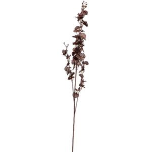 Deep Purple Dancing Orchid Stem in PURPLE Hill Interiors 22190 5050140219089 Dimensions: 90cm x 22cm x 22cm Weight: 0.041kg Volume: 0.26CBM This is the Deep Purple Dancing Orchid Stem. A deep, rich, purple faux floral that will elegantly elevate any floral arrangement. Perfect for adding both height and a rich, warm tone to an arrangement.