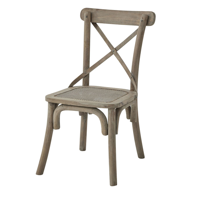 Copgrove Collection Cross Back Chair With Rush Seat in BROWN Hill Interiors 22698 5050140269886 Dimensions: 92cm x 47cm x 48cm Weight: 6kg Volume: 0.14CBM This is the Copgrove Cross Back Chair with Rush Seat, this chair exudes warmth and richness, complementing a wide range of interior styles. Whether you prefer traditional or contemporary decor, the Copgrove Chair effortlessly integrates into any setting, adding a touch of rustic elegance.
