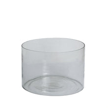 Load image into Gallery viewer, Tasman Glass Cylinder Vase Small in CLEAR Hill Interiors 22903 5050140290385 Dimensions: 20cm x 30cm x 30cm Weight: 2.2kg Volume: 0.03CBM Tasman Glass Cylinder Vase in small.