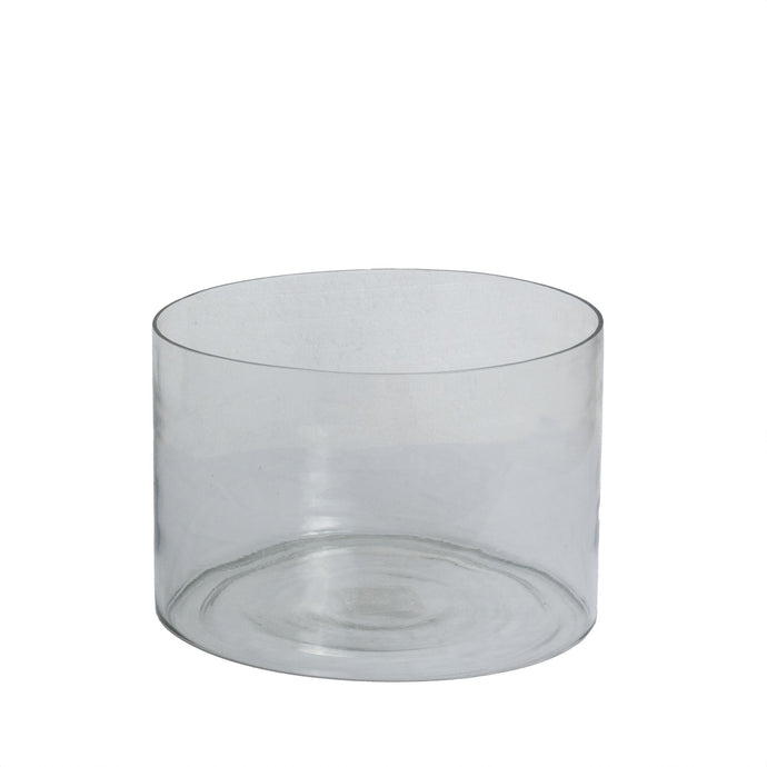 Tasman Glass Cylinder Vase Small in CLEAR Hill Interiors 22903 5050140290385 Dimensions: 20cm x 30cm x 30cm Weight: 2.2kg Volume: 0.03CBM Tasman Glass Cylinder Vase in small.