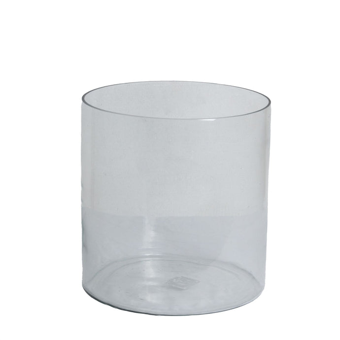 Tasman Glass Cylinder Vase Medium in CLEAR Hill Interiors 22904 5050140290484 Dimensions: 30cm x 30cm x 30cm Weight: 3.6kg Volume: 0.04CBM