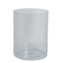 Load image into Gallery viewer, Tasman Glass Cylinder Vase Large in CLEAR Hill Interiors 22905 5050140290583 Dimensions: 40cm x 30cm x 30cm Weight: 4.8kg Volume: 0.06CBM