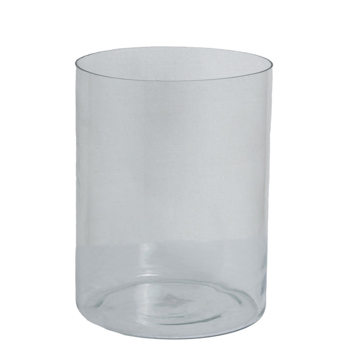 Tasman Glass Cylinder Vase Large in CLEAR Hill Interiors 22905 5050140290583 Dimensions: 40cm x 30cm x 30cm Weight: 4.8kg Volume: 0.06CBM