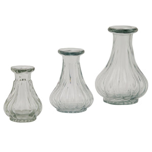 Batura Bud Vase Large in CLEAR Hill Interiors 22906 5050140290682 Dimensions: 12cm x 8cm x 8cm Weight: 0.18kg Volume: 0.03CBM