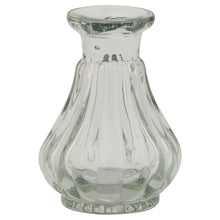 Load image into Gallery viewer, Batura Bud Vase Small in CLEAR Hill Interiors 22908 5050140290880 Dimensions: 8cm x 5cm x 5cm Weight: 0.07kg Volume: 0.01CBM
