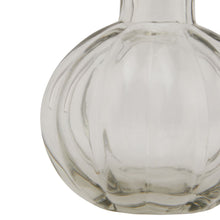 Load image into Gallery viewer, Volta Bud Vase Large in CLEAR Hill Interiors 22909 5050140290989 Dimensions: 7cm x 6cm x 6cm Weight: 0.1kg Volume: 0.01CBM