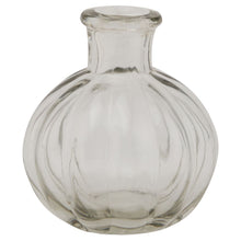 Load image into Gallery viewer, Volta Bud Vase Large in CLEAR Hill Interiors 22909 5050140290989 Dimensions: 7cm x 6cm x 6cm Weight: 0.1kg Volume: 0.01CBM