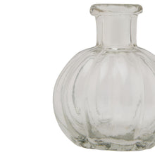 Load image into Gallery viewer, Volta Bud Vase Medium in CLEAR Hill Interiors 22910 5050140291085 Dimensions: 6cm x 6cm x 6cm Weight: 0.05kg Volume: 0.01CBM