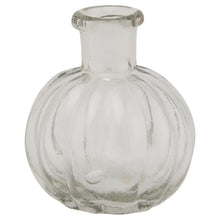 Load image into Gallery viewer, Volta Bud Vase Medium in CLEAR Hill Interiors 22910 5050140291085 Dimensions: 6cm x 6cm x 6cm Weight: 0.05kg Volume: 0.01CBM