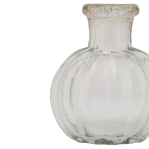 Volta Bud Vase Small in CLEAR Hill Interiors 22911 5050140291184 Dimensions: 6cm x 5cm x 5cm Weight: 0.05kg Volume: 0.01CBM