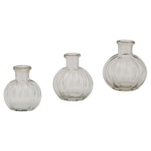 Load image into Gallery viewer, Volta Bud Vase Small in CLEAR Hill Interiors 22911 5050140291184 Dimensions: 6cm x 5cm x 5cm Weight: 0.05kg Volume: 0.01CBM