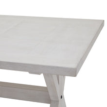 Load image into Gallery viewer, Stamford Plank Collection Dining Table in WHITE Hill Interiors 22925 5050140292587 White glove delivery Dimensions: 78cm x 180cm x 90cm Weight: 41kg Volume: 0.34CBM This is the Stamford Plank Collection Dining Table. The Stamford range’s 6-seater dining table is the perfect piece for a relaxed dining space and will instantly lighten the aesthetic of a room. Pared back, timeless and with a weathered familarity. Items from this range will feel like they&#39;ve always been there the moment they arrive. Deliberat