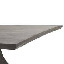 Load image into Gallery viewer, Lucia Collection Dining Table in GREY Hill Interiors 22966 5050140296684 White glove delivery Dimensions: 78cm x 200cm x 100cm Weight: 77.33kg Volume: 0.81CBM This is the Lucia Collection Dining Table. Part of the luxurious and impactful Lucia furniture range, this rectangular dining table commands attention in any interior setting thanks to its distinctive design with chunky silhouette. Each piece is individually handcrafted in hard wood (acacia) by skilled artisans to sculpt the striking design and finish