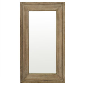 Copgrove Collection Mirror in BROWN Hill Interiors 22974 5050140297483 White glove delivery Dimensions: 200cm x 100cm x 8cm Weight: 200kg Volume: 0.25CBM Evoking a classic style, the elegant hard wood, Copgrove collection offers all the elegance of French style furniture combined with contemporary touches. A generously sized full length wall mirror hand crafted from hardwood, this stylish wall mirror will add a new, light and airy aspect to any room. To the reverse you will find fixings enabling the mirror'