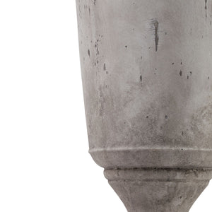 Tall Stone Effect Urn Planter in STONE Hill Interiors 22983 5050140298381 Dimensions: 82cm x 41cm x 41cm Weight: 11kg Volume: 0.19CBM This is the Tall Stone Effect Urn Planter. Sculptural and impactful, this sleek and stylish stone effect urn is everything an entryway needs for instant wow-factor. Display it as is or fill with faux florals to make a lasting impression. Matching smaller size urn available.
