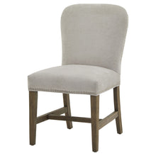 Load image into Gallery viewer, Cobham Grey Dining Chair in GREY Hill Interiors 22986 5050140298688 White glove delivery Dimensions: 92cm x 51cm x 64cm Weight: 8.7kg Volume: 0.44CBM