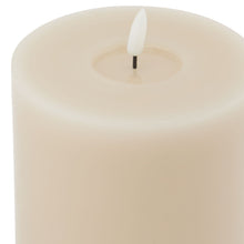 Load image into Gallery viewer, Luxe Collection Melt Effect 5x5 Taupe LED Wax Candle Hill Interiors 23034 5050140303481 Dimensions: 13cm x 13cm x 13cm Weight: 0.598kg Volume: 0.03CBM