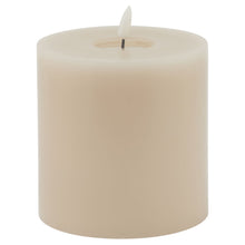 Load image into Gallery viewer, Luxe Collection Melt Effect 5x5 Taupe LED Wax Candle Hill Interiors 23034 5050140303481 Dimensions: 13cm x 13cm x 13cm Weight: 0.598kg Volume: 0.03CBM