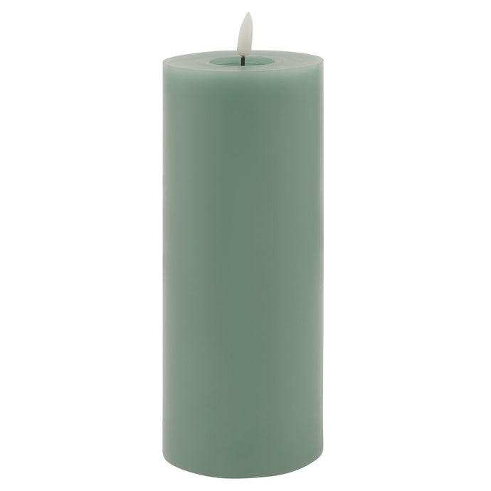 Luxe Collection Melt Effect 3.5x9 Sage LED Wax Candle in SAGE Hill Interiors 23039 5050140303986 Dimensions: 23cm x 9cm x 9cm Weight: 0.4899kg Volume: 0.08CBM