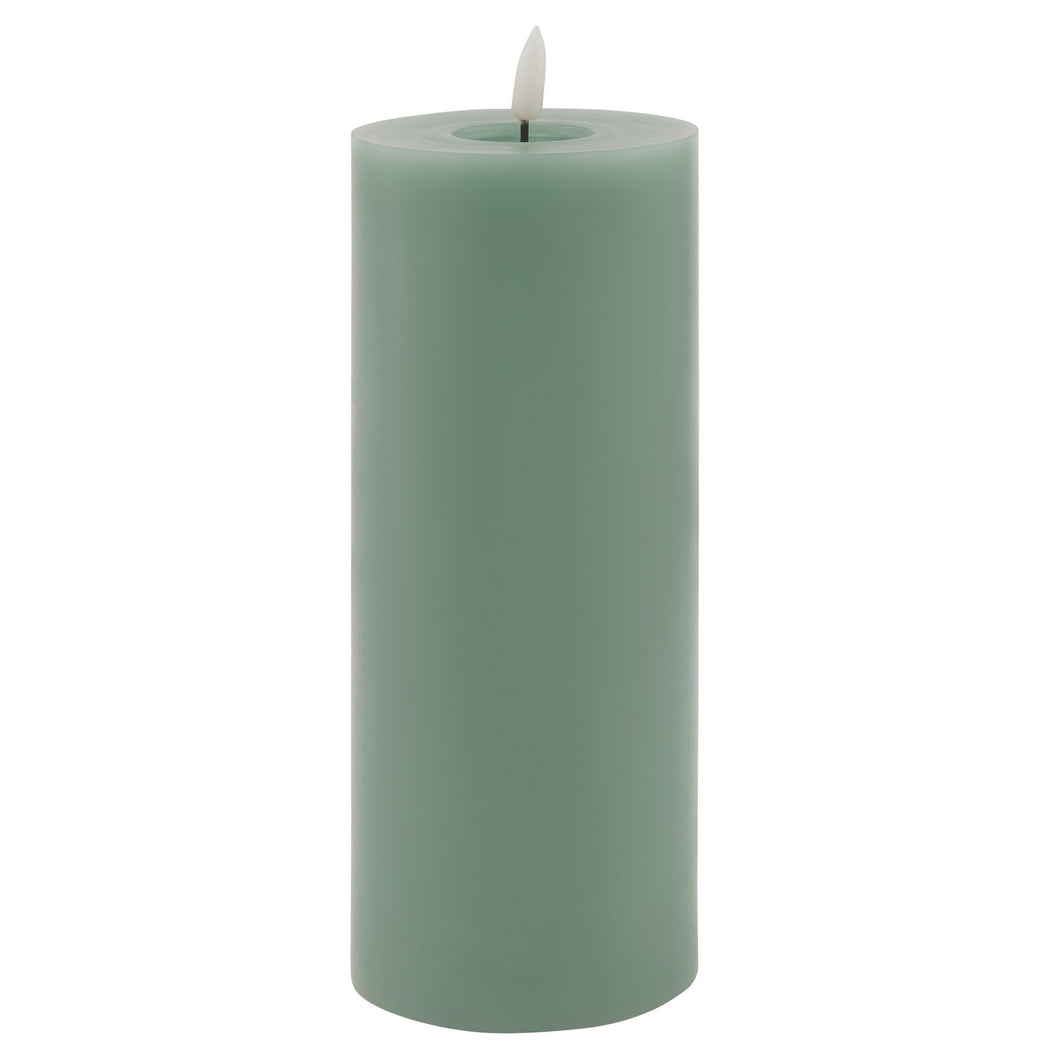 Luxe Collection Melt Effect 3.5x9 Sage LED Wax Candle in SAGE Hill Interiors 23039 5050140303986 Dimensions: 23cm x 9cm x 9cm Weight: 0.4899kg Volume: 0.08CBM