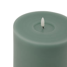 Load image into Gallery viewer, Luxe Collection Melt Effect 6x8 Sage LED Wax Candle in SAGE Hill Interiors 23041 5050140304181 Dimensions: 20cm x 15cm x 15cm Weight: 0.951kg Volume: 0.06CBM