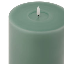 Load image into Gallery viewer, Luxe Collection Melt Effect 6x12 Sage LED Wax Candle in SAGE Hill Interiors 23042 5050140304280 Dimensions: 30cm x 15cm x 15cm Weight: 1.4kg Volume: 0.04CBM