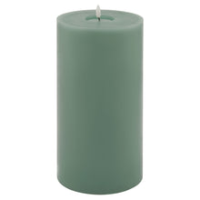 Load image into Gallery viewer, Luxe Collection Melt Effect 6x12 Sage LED Wax Candle in SAGE Hill Interiors 23042 5050140304280 Dimensions: 30cm x 15cm x 15cm Weight: 1.4kg Volume: 0.04CBM