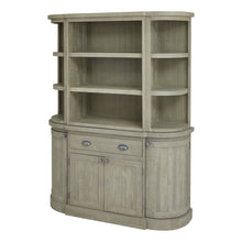 Load image into Gallery viewer, Saltaire Collection 4 Door Sideboard With Drawer in GREY Hill Interiors 23104 5050140310489 Dimensions: 90cm x 153cm x 45cm Weight: 58kg Volume: 0.75CBM This is the Saltaire Collection 4 Door Sideboard With Drawer, equally as practical styled individually as it would be in its dresser form with the Saltaire Collection 3-Shelf Dresser Top (23105). The Saltaire Collection presents on-trend contemporary curved elements, including smooth outlines and organic shapes that embody a sense of softness; it adds a mod