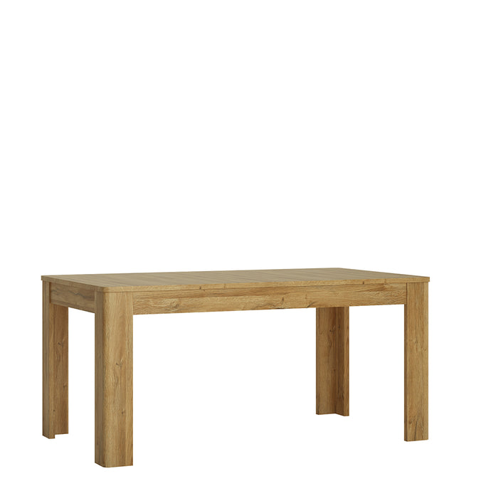 Cortina Extending dining table in Grandson Oak Furniture To Go 4327556 5900355056859 This dining table will become an inseparable part of your living room or dining room. The table top is 160cm long, and the synchronous guides will allow you to quickly and easily extend the table to up to 200cm. For the lovers of natural wood, this range offers you the oppotunity to enjoy the charm of wooden furniture at an affordable price. Made from high quality MDF in the colour of grandson oak, which looks just like nat