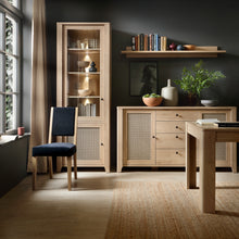 Load image into Gallery viewer, Cestino 2 door 4 Drawer Sideboard in Jackson Hickory Oak and Rattan Effect Furniture To Go 4457475 5900355146246 Staying in the day zone, you value the comfort of use and stylish design of furniture and accessories. Among the diverse, tasteful elements of equipment, furniture is of particular importance, providing spacious storage space. The Cestino collection does not lack universal, practical furniture, ensuring perfect organization of space in spacious and small rooms. See for yourself that a large chest