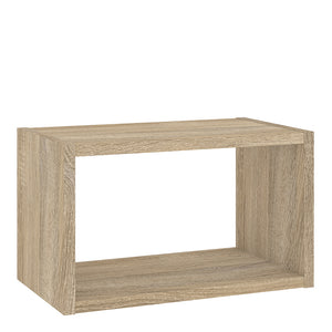 Roomers Wall Shelf Unit in Oak Furniture To Go 71692174ak 5060653083633 Roomers is an attractive classic design with a modern interpretation. Dimensions: 258mm x 436mm x 250mm (Height x Width x Depth) 
 Stylish and trendy 
 High quality laminated board (resistant to damage and scratches, moisture and high temperature) 
 Easy gliding drawer runners 
 Modern handle free solution 
 Made from PEFC Certified sustainable wood 
 Made in Denmark 
 Assembly instructions:
 
 https://www.dropbox.com/s/ylstcnawjqa833e/