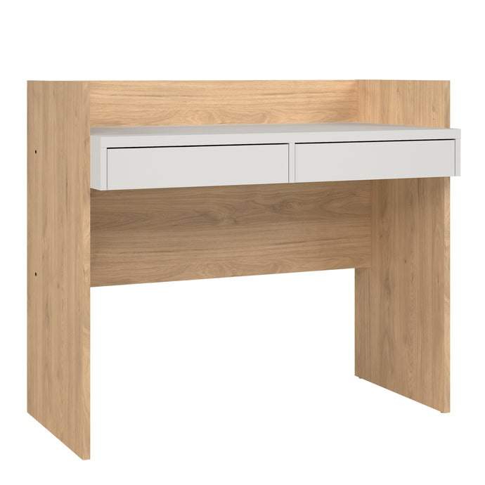 Function Plus Desk 2 Drawers In Jackson Hickory and White Furniture To Go 71970493hl49 5713035082396 The Function Plus range of desks are designed to be practical in even the smallest of spaces. A compact desk with a back, perfect for studying or working from home. Dimensions: 889mm x 1021mm x 889mm (Height x Width x Depth) 
 Easy gliding drawer runner 
 2 handless drawers 
 Easy self assembly 
 Made in Denmark 
 0 
 Assembly instructions:
 
 https://www.dropbox.com/s/ffizvw53uc95qlu/71970493hl49.pdf?dl=0 
