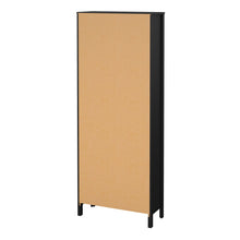 Load image into Gallery viewer, Barcelona Bookcase in Black Furniture To Go 72579682gmgm 5060933422005 A sophisticated and modern bookcase designed to add an elegant touch to your space. With its sleek design and 5 shelves, this bookcase offers a perfect blend of style and functionality. For those seeking a bolder statement, it is also available in a contrasting white finish. Experience the essence of contemporary elegance with the Barcelona bookcase. Its clean lines and refined design make it a standout piece in any room. This bookcase n