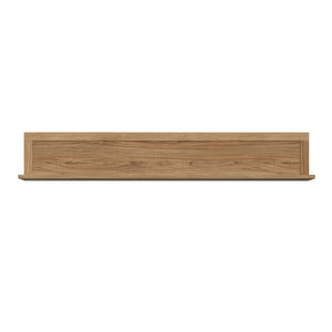 Malte Brun Wall shelf in Waterford Oak Furniture To Go 801mtbb01-d84 5904767829582 Step into a world of refined beauty and exquisite charm with the noble Waterford Oak decor, an exceptional masterpiece that flawlessly imitates the allure of natural wood. Designed to infuse your interior with warmth and sophistication, this extraordinary creation is set to elevate your living space to new heights of opulence. Dimensions: 288mm x 1704mm x 219mm (Height x Width x Depth) 
 Modern Country Style 
 Rich, warm Wate