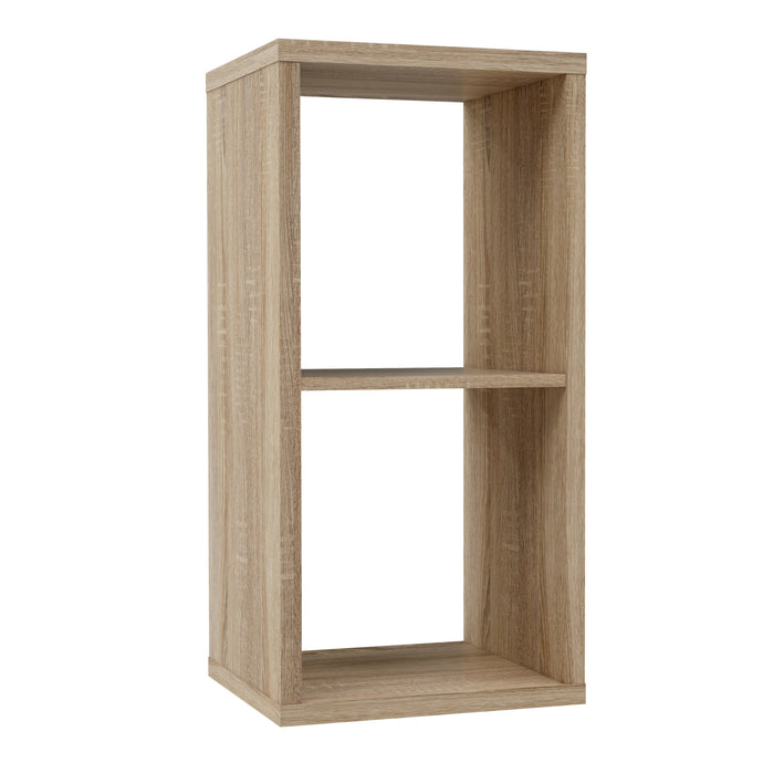 Mauro 1 Shelf Storage Unit in Sonoma Oak Furniture To Go 801mxxr111-d30f 5904767893804 Mauro units – the epitome of stylish, simple cube storage shelving with endless possibilities. These units will effortlessly transform your living area into a haven of organisation and sophistication. With a range of sizes and colours to choose from, customising your Mauro storage unit to suit your unique style is a breeze. Dimensions: 728mm x 395mm x 329mm (Height x Width x Depth) 
 Modern cube style storage unit 
 2 ope