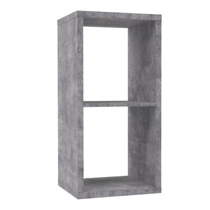 Mauro 1 Shelf Storage Unit in Concrete Grey Furniture To Go 801mxxr111-u39 5904767893811 Mauro units – the epitome of stylish, simple cube storage shelving with endless possibilities. These units will effortlessly transform your living area into a haven of organisation and sophistication. With a range of sizes and colours to choose from, customising your Mauro storage unit to suit your unique style is a breeze. Dimensions: 728mm x 395mm x 329mm (Height x Width x Depth) 
 Modern cube style storage unit 
 2 o