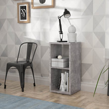 Load image into Gallery viewer, Mauro 1 Shelf Storage Unit in Concrete Grey Furniture To Go 801mxxr111-u39 5904767893811 Mauro units – the epitome of stylish, simple cube storage shelving with endless possibilities. These units will effortlessly transform your living area into a haven of organisation and sophistication. With a range of sizes and colours to choose from, customising your Mauro storage unit to suit your unique style is a breeze. Dimensions: 728mm x 395mm x 329mm (Height x Width x Depth) 
 Modern cube style storage unit 
 2 o