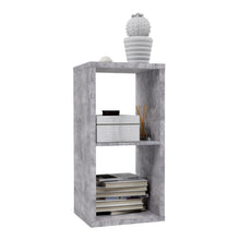 Load image into Gallery viewer, Mauro 1 Shelf Storage Unit in Concrete Grey Furniture To Go 801mxxr111-u39 5904767893811 Mauro units – the epitome of stylish, simple cube storage shelving with endless possibilities. These units will effortlessly transform your living area into a haven of organisation and sophistication. With a range of sizes and colours to choose from, customising your Mauro storage unit to suit your unique style is a breeze. Dimensions: 728mm x 395mm x 329mm (Height x Width x Depth) 
 Modern cube style storage unit 
 2 o