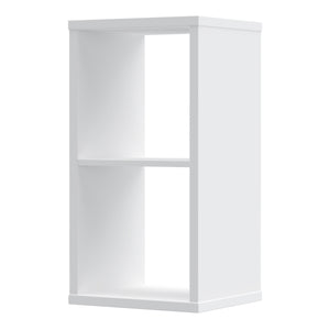 Mauro 1 Shelf Storage Unit in White High Gloss / White Furniture To Go 801mxxr111-v92 5904767832063 Mauro units – the epitome of stylish, simple cube storage shelving with endless possibilities. These units will effortlessly transform your living area into a haven of organisation and sophistication. With a range of sizes and colours to choose from, customising your Mauro storage unit to suit your unique style is a breeze. Dimensions: 728mm x 395mm x 329mm (Height x Width x Depth) 
 Modern cube style storage