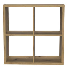 Load image into Gallery viewer, Mauro 2x2 Storage Unit in Artisan Oak Furniture To Go 801mxxr221-d78 5904767894818 Mauro units – the epitome of stylish, simple cube storage shelving with endless possibilities. These units will effortlessly transform your living area into a haven of organisation and sophistication. With a range of sizes and colours to choose from, customising your Mauro storage unit to suit your unique style is a breeze. Dimensions: 728mm x 727mm x 329mm (Height x Width x Depth) 
 Modern cube style storage unit 
 4 open st