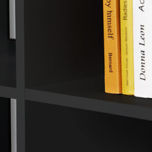 Load image into Gallery viewer, Mauro 2x2 Storage Unit in Matt Black Furniture To Go 801mxxr221-z13m 5904767894832 Mauro units – the epitome of stylish, simple cube storage shelving with endless possibilities. These units will effortlessly transform your living area into a haven of organisation and sophistication. With a range of sizes and colours to choose from, customising your Mauro storage unit to suit your unique style is a breeze. Dimensions: 728mm x 727mm x 329mm (Height x Width x Depth) 
 Modern cube style storage unit 
 4 open st