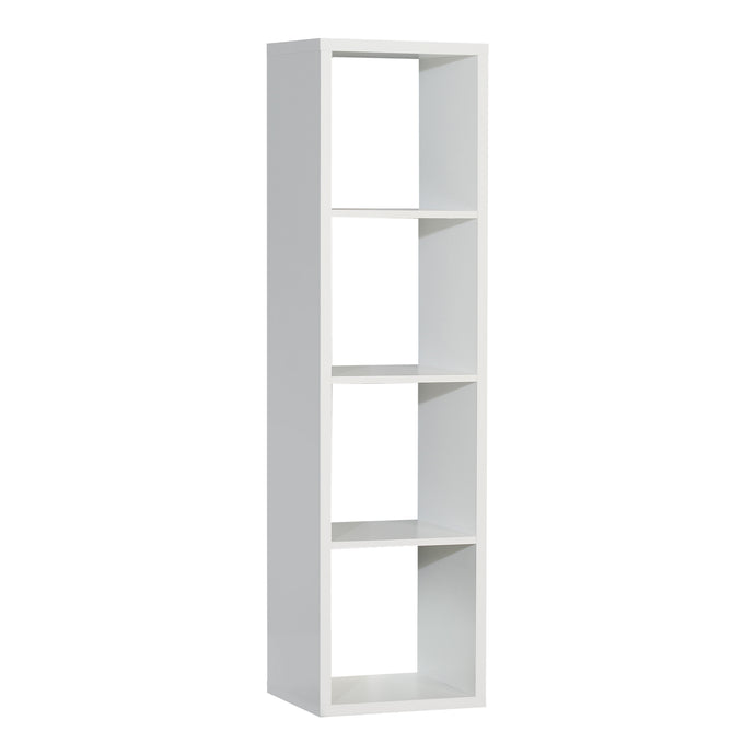 Mauro 3 Shelves Storage Unit in Matt White Furniture To Go 801mxxr411-120 5904767189976 Mauro units – the epitome of stylish, simple cube storage shelving with endless possibilities. These units will effortlessly transform your living area into a haven of organisation and sophistication. With a range of sizes and colours to choose from, customising your Mauro storage unit to suit your unique style is a breeze. Dimensions: 1418mm x 382mm x 329mm (Height x Width x Depth) 
 Modern cube style storage unit 
 4 o