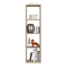 Load image into Gallery viewer, Mauro 3 Shelves Storage Unit in Sonoma Oak Furniture To Go 801mxxr411-d30f 5904767513023 Mauro units – the epitome of stylish, simple cube storage shelving with endless possibilities. These units will effortlessly transform your living area into a haven of organisation and sophistication. With a range of sizes and colours to choose from, customising your Mauro storage unit to suit your unique style is a breeze. Dimensions: 1418mm x 382mm x 329mm (Height x Width x Depth) 
 Modern cube style storage unit 
 4 