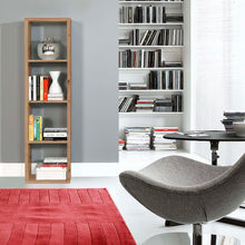 Load image into Gallery viewer, Mauro 3 Shelves Storage Unit in Artisan Oak Furniture To Go 801mxxr411-d78 5904767894801 Mauro units – the epitome of stylish, simple cube storage shelving with endless possibilities. These units will effortlessly transform your living area into a haven of organisation and sophistication. With a range of sizes and colours to choose from, customising your Mauro storage unit to suit your unique style is a breeze. Dimensions: 1418mm x 382mm x 329mm (Height x Width x Depth) 
 Modern cube style storage unit 
 4 