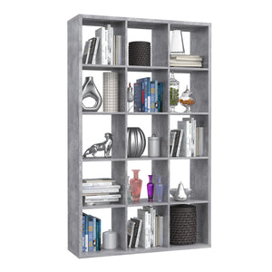 Mauro 3x5 Storage Unit in Concrete Grey Furniture To Go 801mxxr431-u39 5904767513108 Mauro units – the epitome of stylish, simple cube storage shelving with endless possibilities. These units will effortlessly transform your living area into a haven of organisation and sophistication. With a range of sizes and colours to choose from, customising your Mauro storage unit to suit your unique style is a breeze. Dimensions: 1763mm x 1072mm x 329mm (Height x Width x Depth) 
 Modern cube style storage unit 
 15 cu